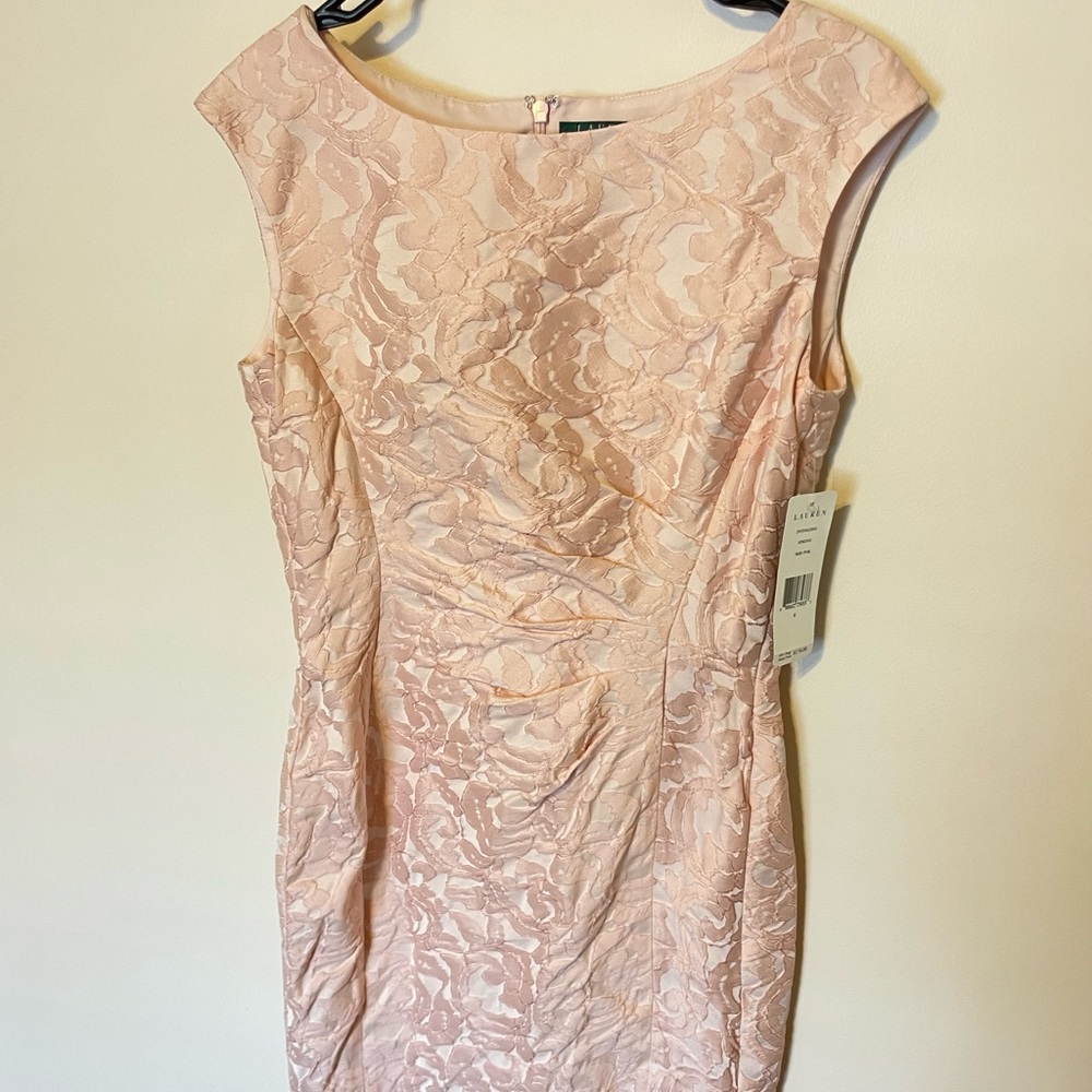 NWT Ralph Lauren pink floral dress